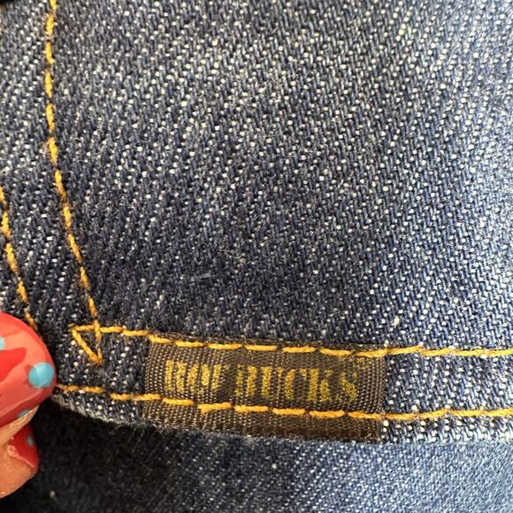 Vintage 70s/80s Roe Buck Sherpa Denim Jacket 44R - Picture 4 of 8